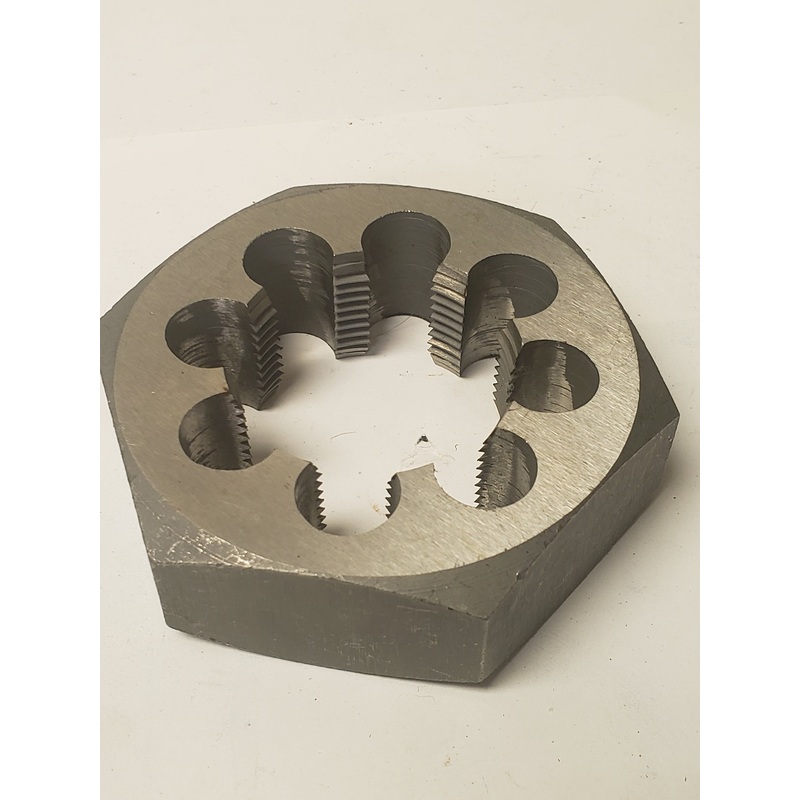 TTC 15-528-120 1-3/4-12 SPECIAL THREAD THREAD TYPE CARBON STEEL HEXAGON DIE