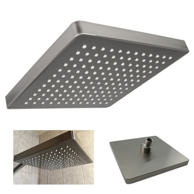 Vida Alegra RAIN Shower Head; 8-Inch Soft Rain; 2.5 gpm (Brushed Nickel)