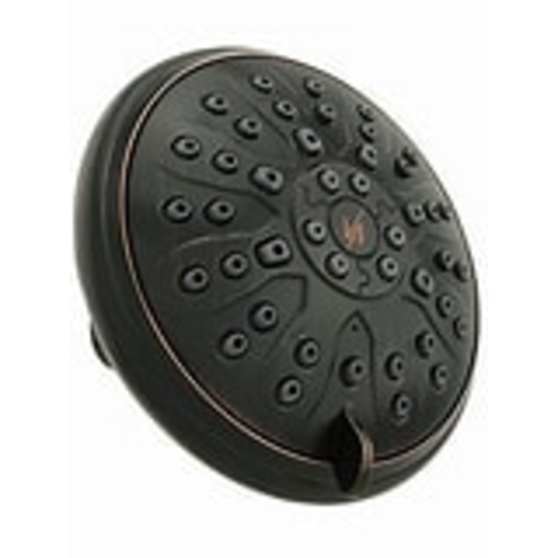 Vida Alegria 5-Inch Spashower High Pressure Shower Head; 2.5 gpm, 5 Sprays + Water-Saver (Oil Rubbed Bronze)