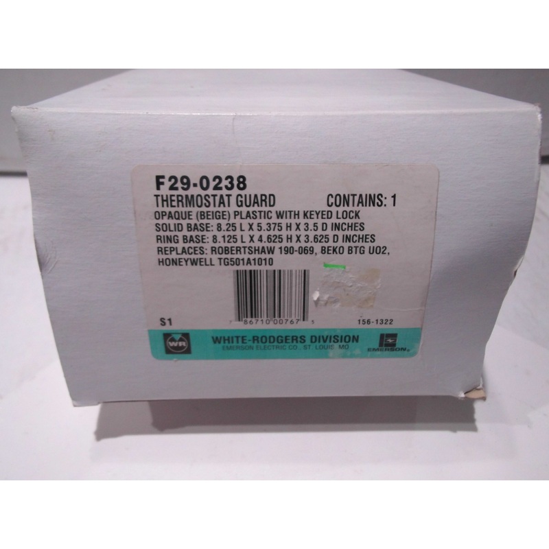 White Rodgers Thermostat Guard F29-0238