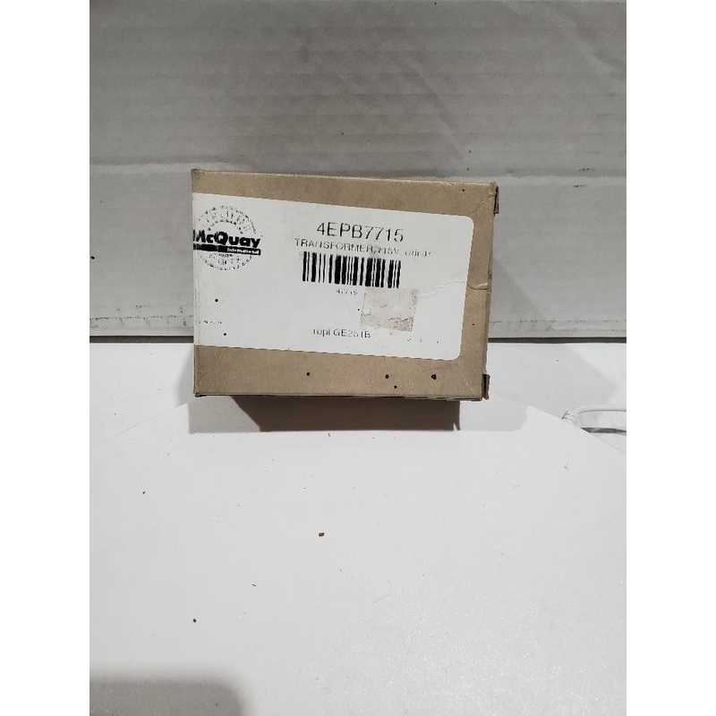 Daikin McQuay 4EPB7715 TRANSFORMER 120V-IN 47-120V-OUT 1/8HP