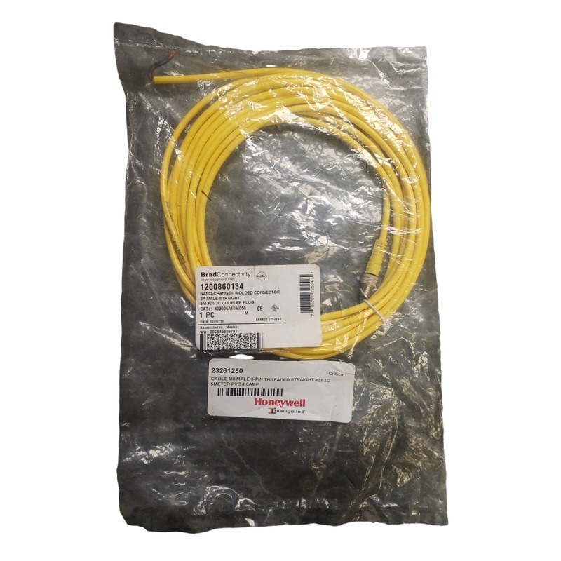 BRAD CONNECTIVITY NANO-CHANGE MOLDED CONNECTOR CABLE 1200860134 – NEW IN ORIGINAL PACKAGING