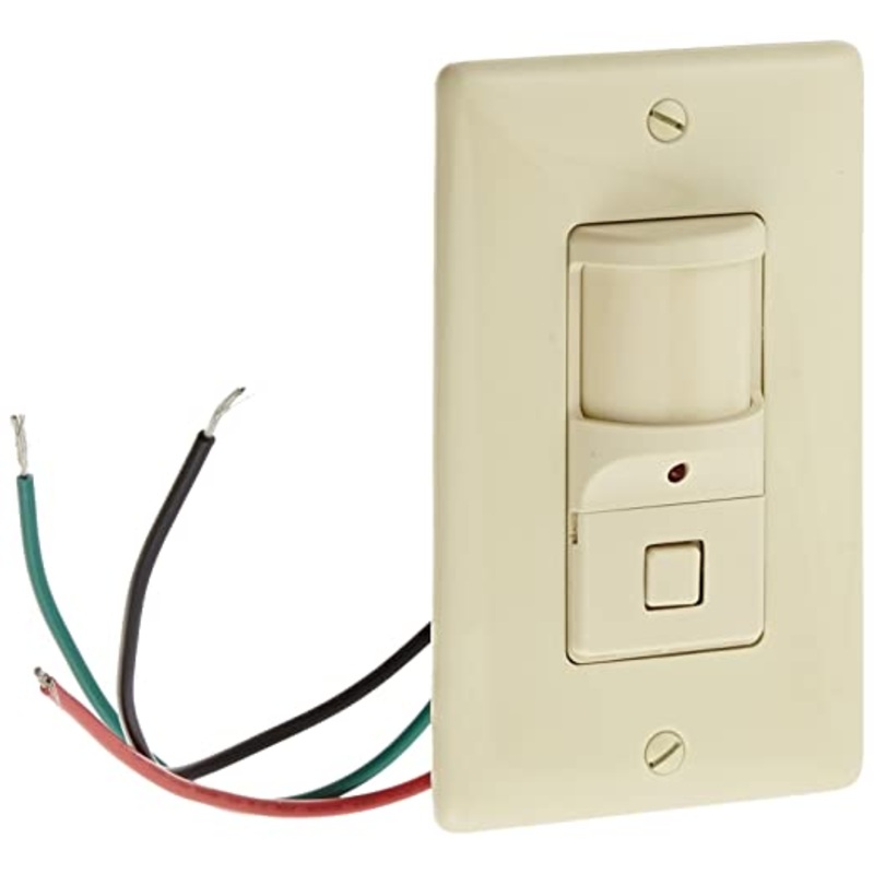 Hubbell ATP1277I Wall Switch Sensor, 1 button, Ivory, 1200sqft Max Sensing Range, 800W Incandescent – NEW IN BOX
