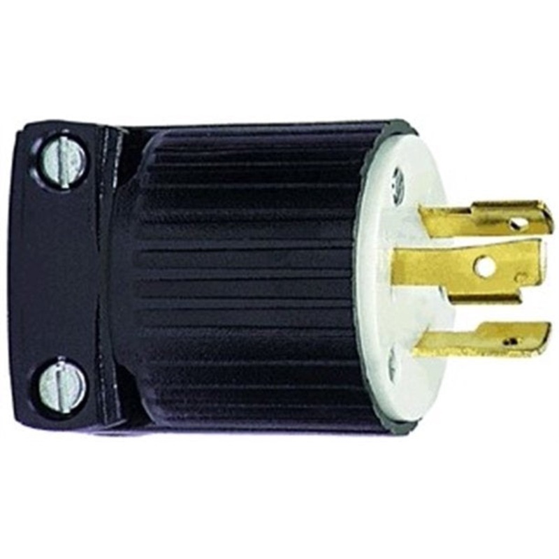 LOT OF 2 – Cooper Wiring L620P Locking 3 Wire Ground Plug- NEW IN ORIGINAL PACKAGING