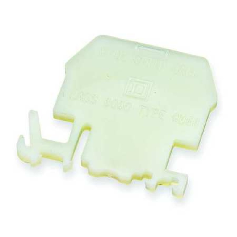 (LOT OF 24) SQUARE D Terminal Block End Barrier, 2.30 in L 9080GM6B – NEW IN BOX