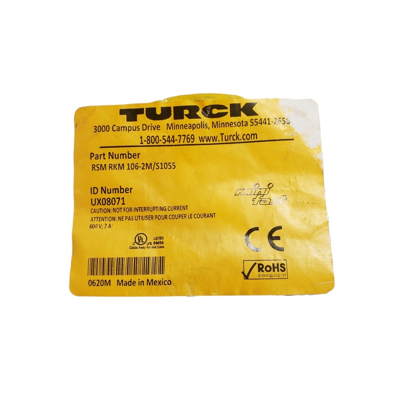 TURCK RSM RKM 106-2M/S1055 / RSMRKM1062MS1055 – NEW IN ORIGINAL PACKAGING