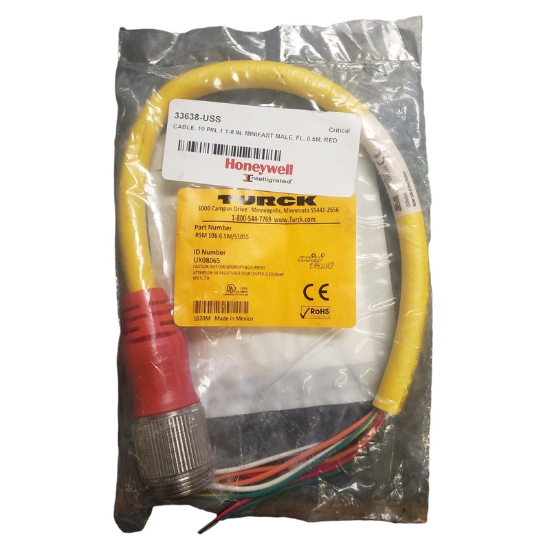 TURCK, UX08065 – Minifast B/C molded Cordset, RSM 106-0.5M/S1055 – NEW IN ORIGINAL PACKAGING