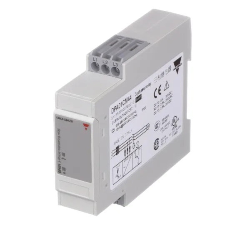 Carlo Gavazzi DPA01CM44 Relay, 3 Phase, 208-480VAC – NEW IN BOX