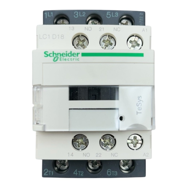 Schneider Electric, LC1D18B7, IEC Contactor, 18A, 10HP at 480VAC