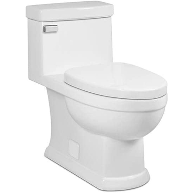 Icera, C-6640.01, Karo II, One-Piece, Single Flush, Compact, Elongated, Toilet, White, 1.28 GPF – New in Box