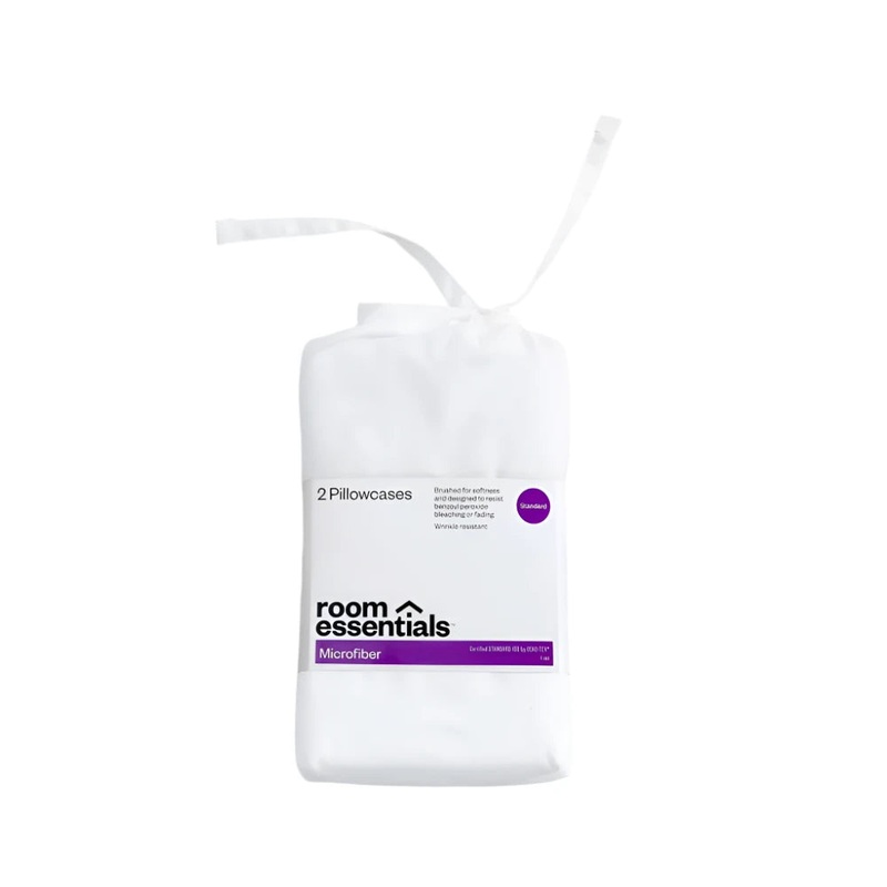 Microfiber White King Pillowcase Set – Room Essentials