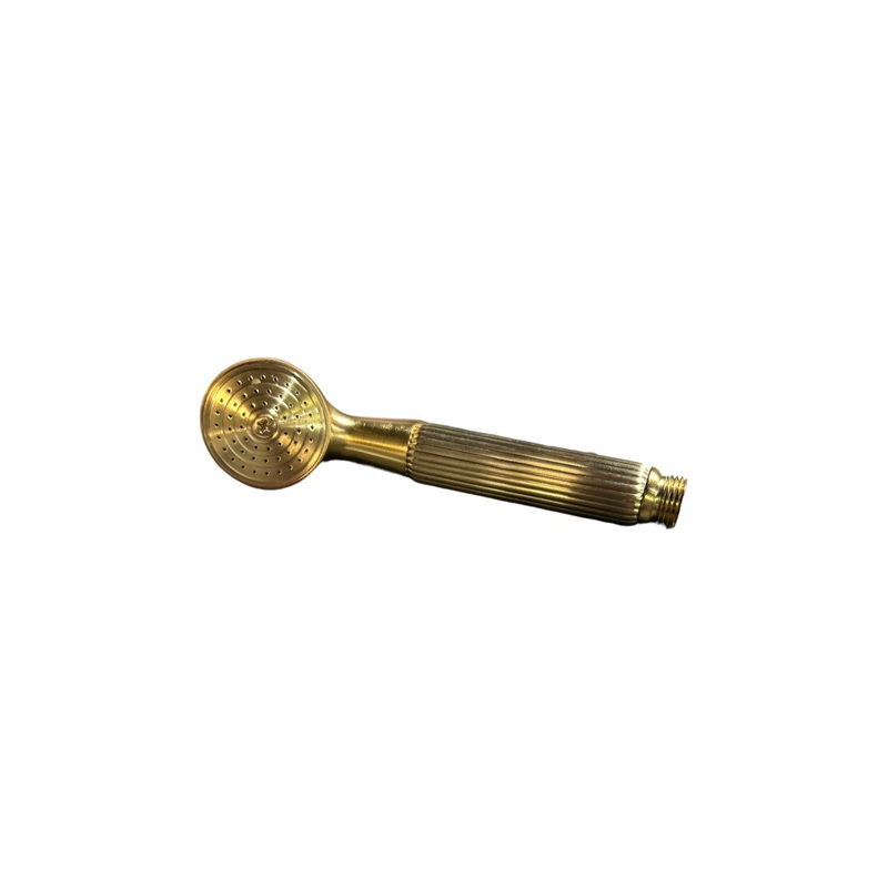 Newport Brass 280/10 Solid Brass Single Function Handshower with Grooved Brass Handle Less Hose, Satin Bronze, New in Box