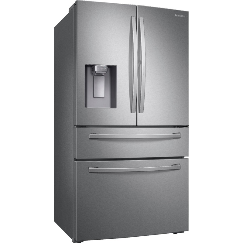 Samsung – 27.8 cu. ft. 4-Door French Door Refrigerator with Food Showcase – Stainless steel RF28R7351SR/AA STORE PICKUP ONLY