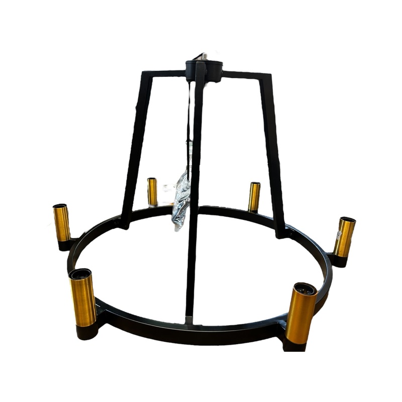 Artcraft Lighting, AC11126, Regent 6 Light 26 Wide Ring Chandelier with Candle-Style Sockets – New in Box