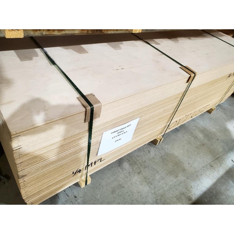 CABINET GRADE MAPLE MDF 1/4X 48.5X96.5 STORE PICKUP ONLY
