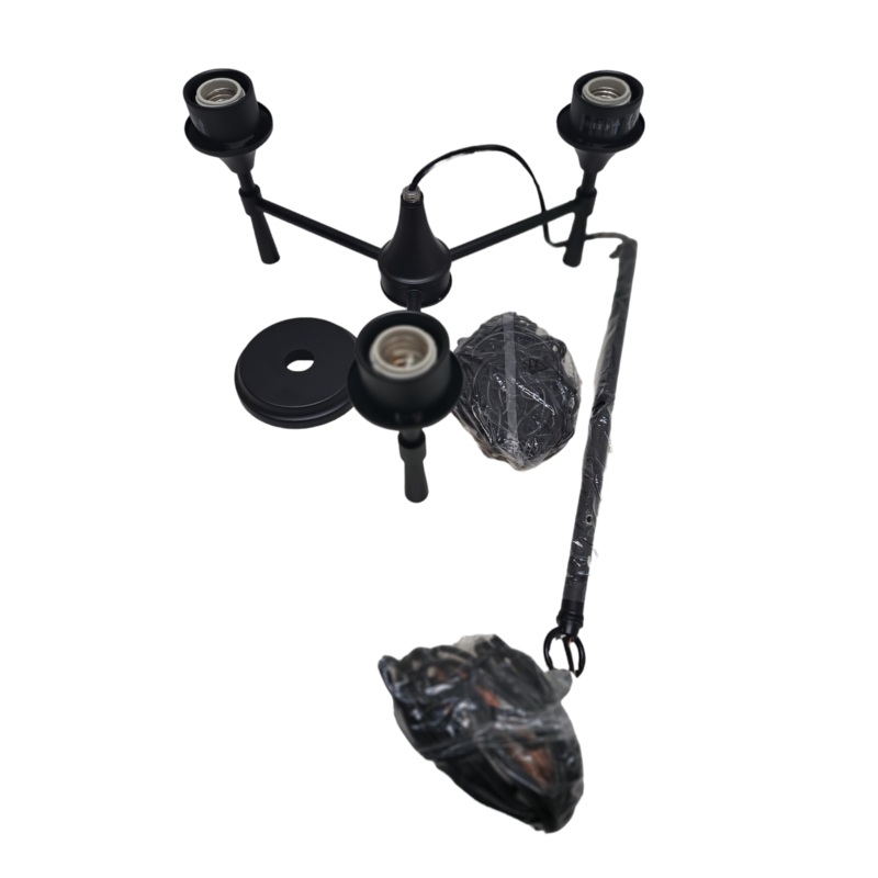 Luminance Brands, f27033-31, 3-Light, Dimmable, Wagon Wheel, Chandelier – New in Box