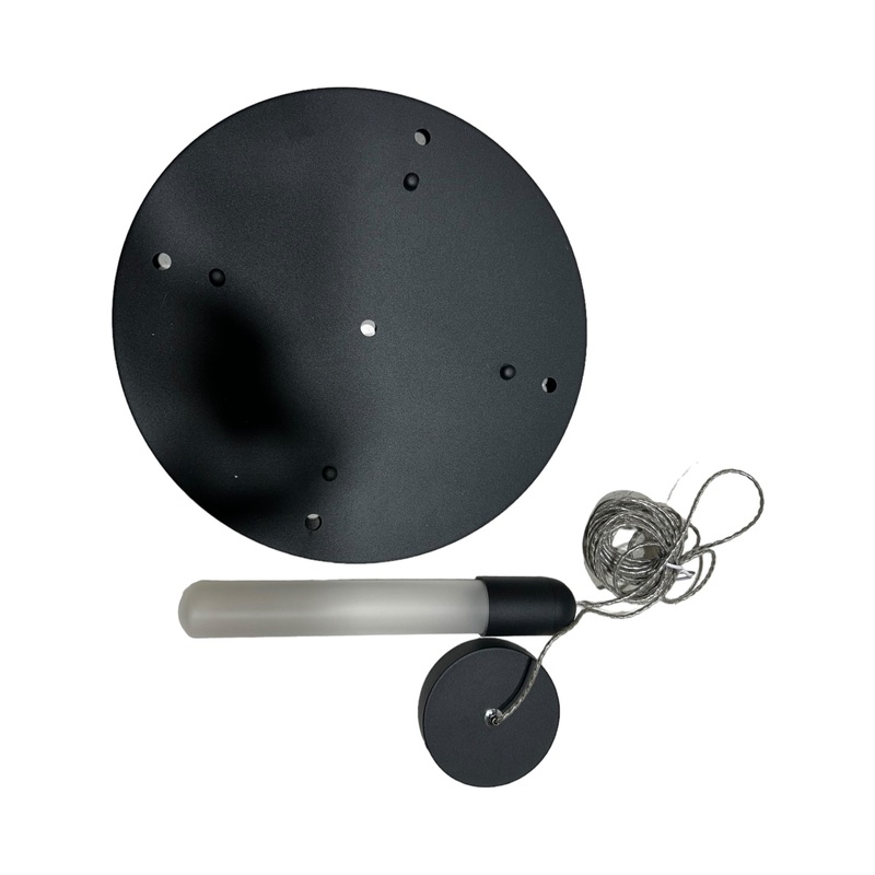 Matteo C65805MB Aydin Matte Black LED Multi Drop Ceiling Light Fixture – New in Box