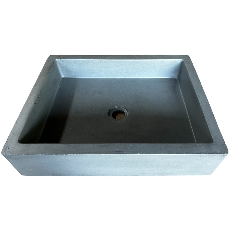 Native Trails NSL1915-S Nipomo Native Stone Universal-Mount Bathroom Sink, Slate – NEW IN BOX