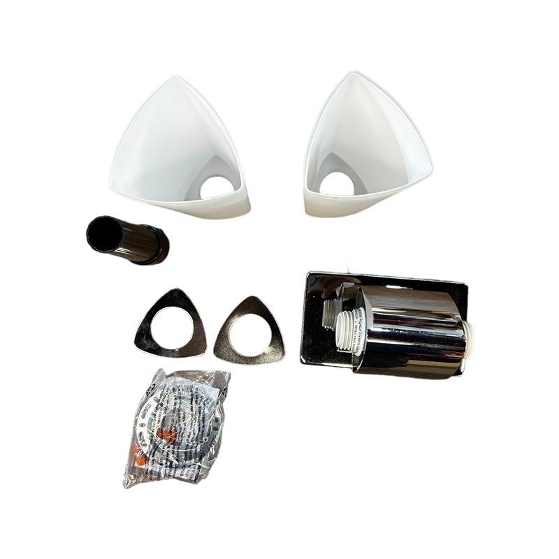 Progress Lighting, P300062-015, Zura 2 Light 5 inch Polished Chrome Bath Vanity Wall Light, Design Series – New in Box