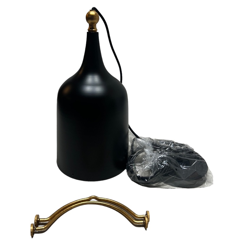 Progress Lighting, P500033-031, Era 1 Light Matte Black Pendant Ceiling Light, Design Series – New in Box