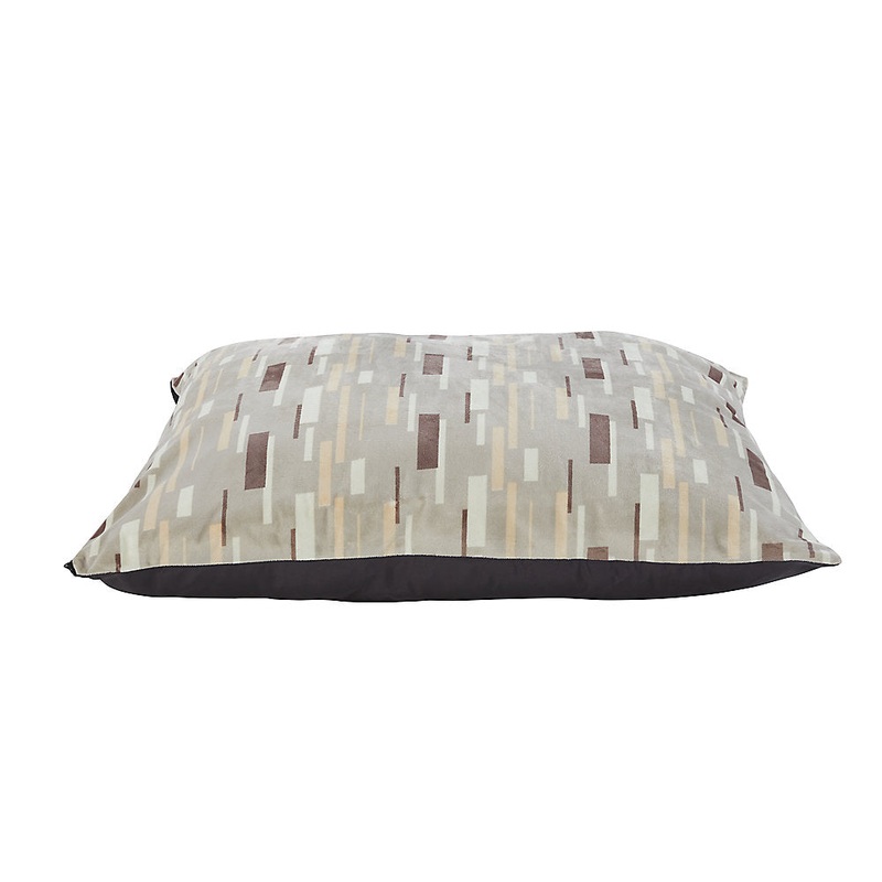 Top Paw Gray Stripe Dog Pillow Bed, 5327734 – Large 38 L x 30 W