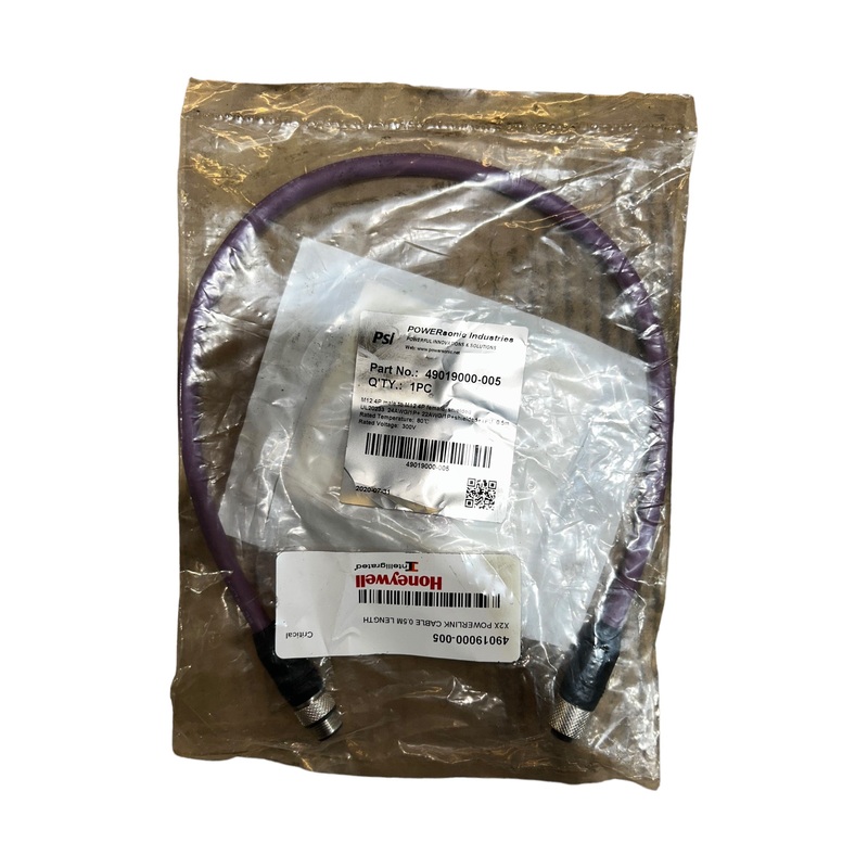 Powersonic Industries M12 4P Male to M12 4P Female Cord 49019000-005 – NEW IN ORIGINAL PACKAGING