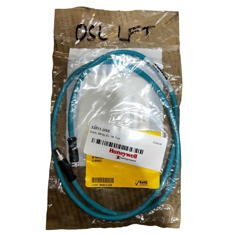 Turck, PKGS 4M PSGS 4M 4413-1M, Double-ended Ethernet Cable / Cordset – NEW IN ORIGINAL PACKAGING