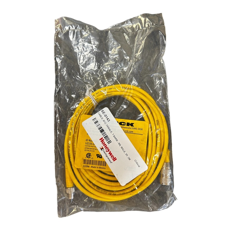 Turck, RK 4T-3-PSG 3M, Double- Ended Cordset – NEW IN ORIGINAL PACKAGING