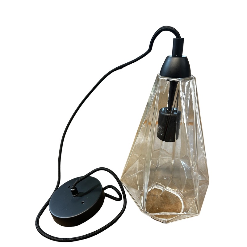 Canarm, IPL1006A01BK, Dune, 1 Light, 8 inch, Black, Pendant Light, Ceiling Light