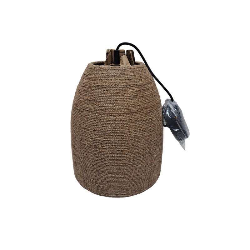 Canarm, IPL785B01BKR, Aubrie, Matte Black, Rope Color, Mini, Drop Lighting, Fixture