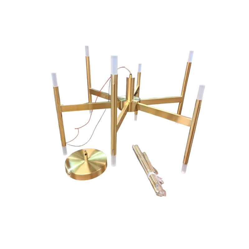 Elan, 84176, Kizette 12 Light 26 Wide LED Chandelier, In Champagne Gold