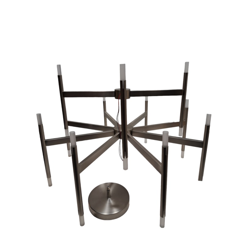 Elan, 84177, Kizette 24 Light 32 Wide LED Chandelier, Brushed Nickel
