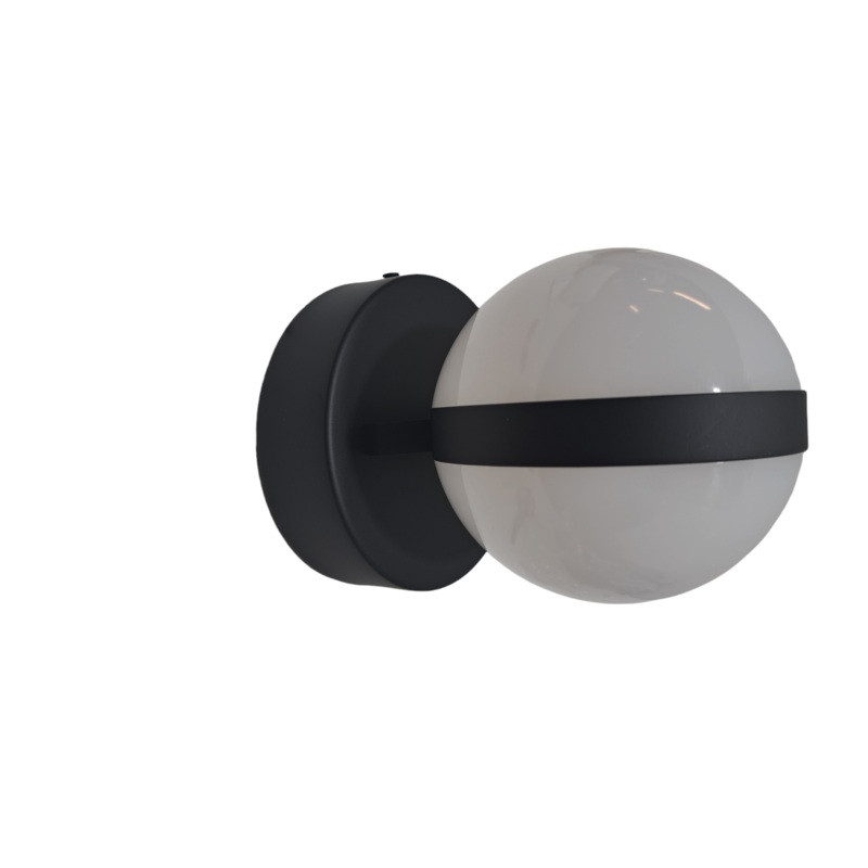 Elan, 85090MBK, Brettin LED 5.25 inch Matte Black Wall Sconce Wall Light