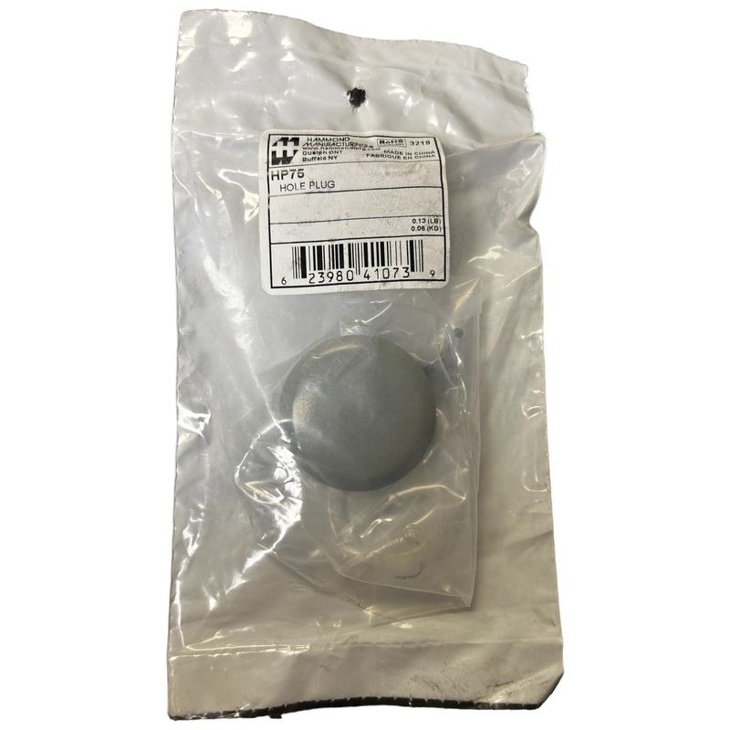 Hammond Manufacturing, HP75, HOLE PLUG – NEW IN ORIGINAL PACKAGING