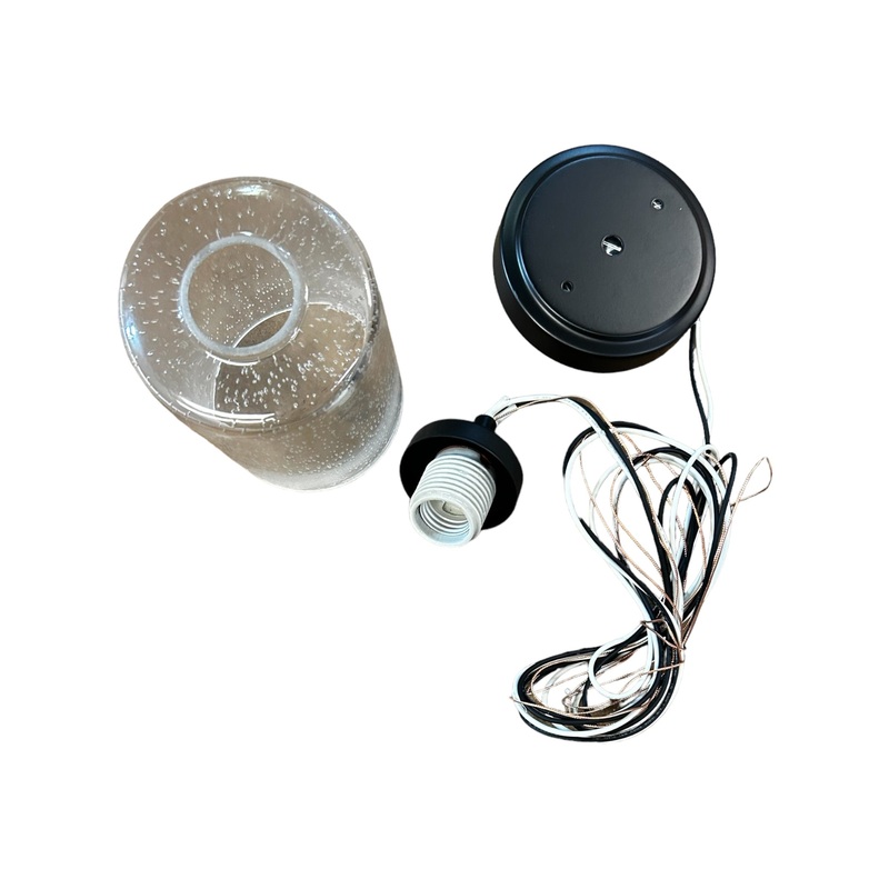 Kichler, 44032BK, Winslow, Modern, Black, Mini, Hanging Lamp