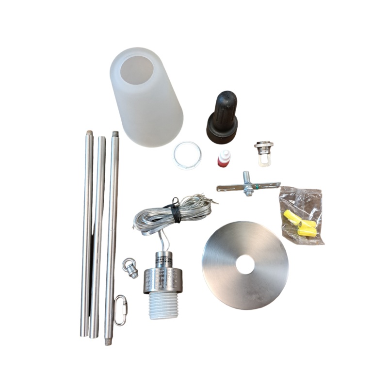 Kichler, 52444NI, Erma, Pendant, 1-Light, 60 Watts, Brushed Nickel