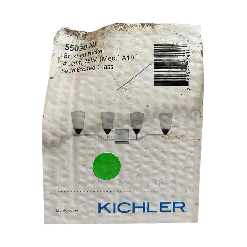 Kichler Lighting, 55030NI, Skagos, 4 Light, 33 inch, Brushed Nickel, Wall Mount, Bath, 4 Arm, Wall Light