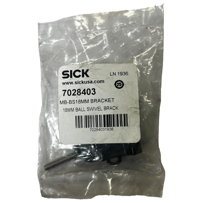 SICK, 7028403, MB-BS18MM BRACKET – NEW IN ORIGINAL PACKAGING