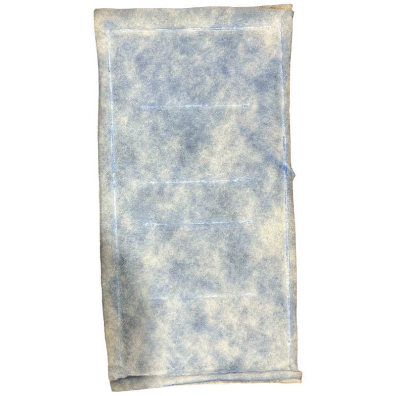 Air Handler, 2DXR7, Ring Panel Air Filter, 12 in Nominal Ht, 24 in Section Wd, 1 Sections, Synthetic