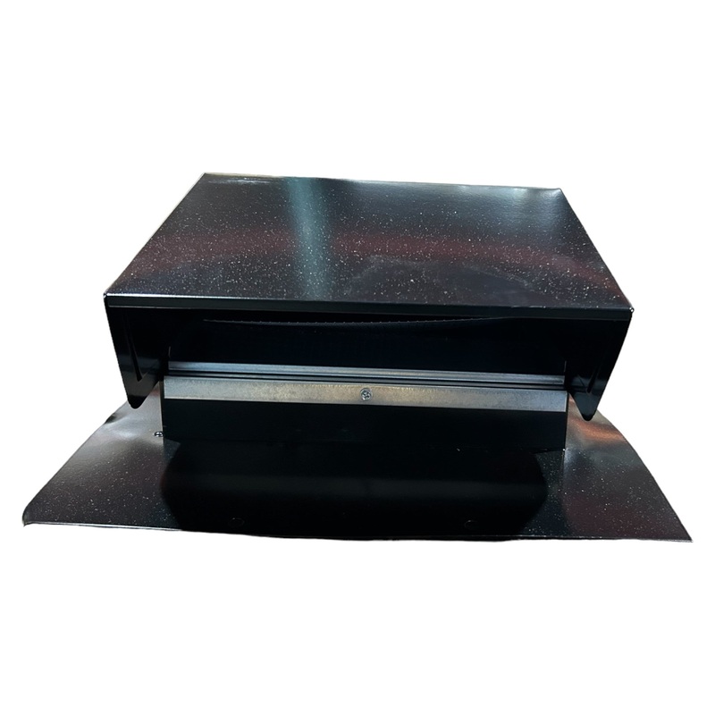 Broan, 634M, Roof Cap, Round, 6 in Duct, Steel, Black Finish, Black Epoxy, Roof Cap