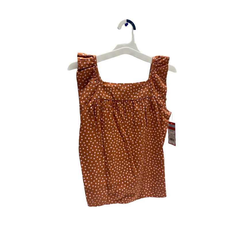 Cat & Jack Orange/9965Z7 Short Sleeve Girl’s Shirt – Size L (10/12)