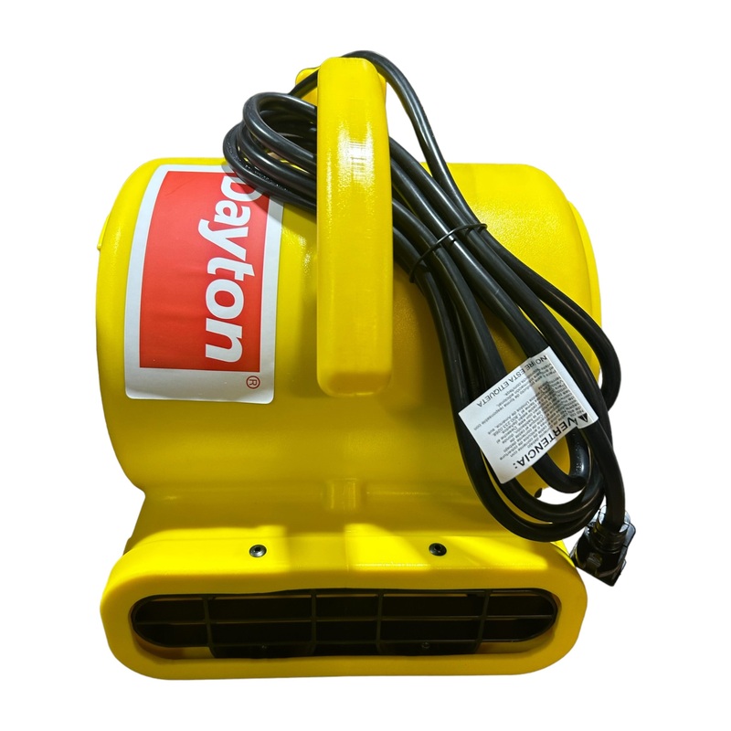 Dayton, 61HL69, 3 Speeds, 1/5 hp, 115V AC, 10 ft Cord, Yellow