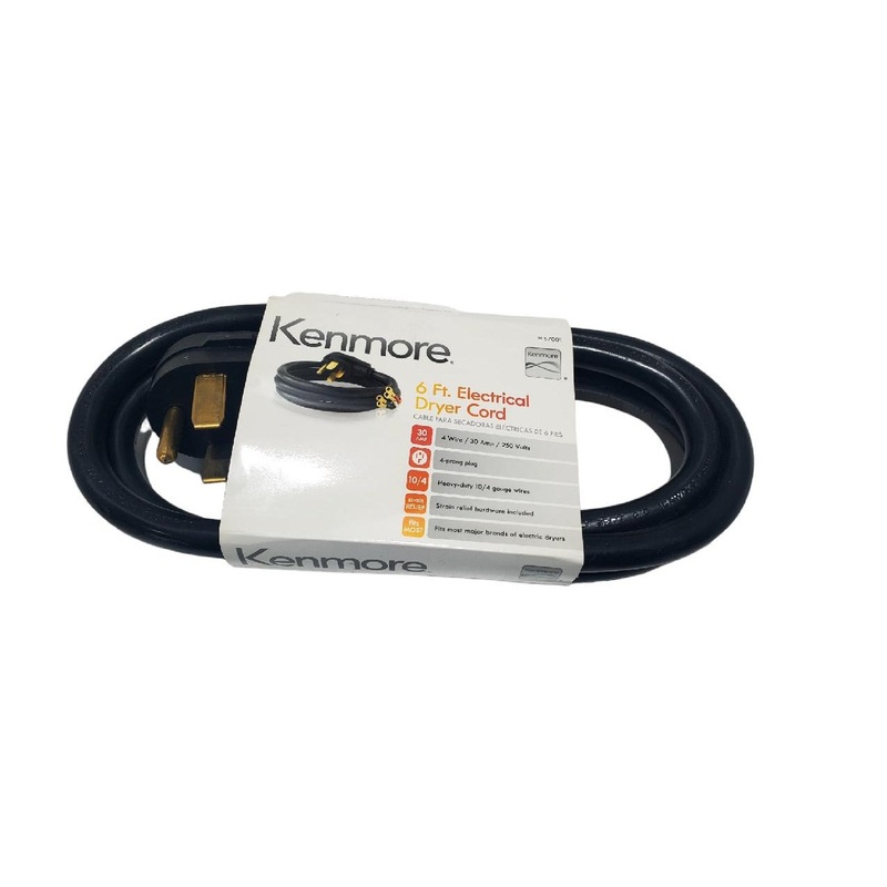 Kenmore 6 ft 4 prong Electrical Dryer Cord 2657001