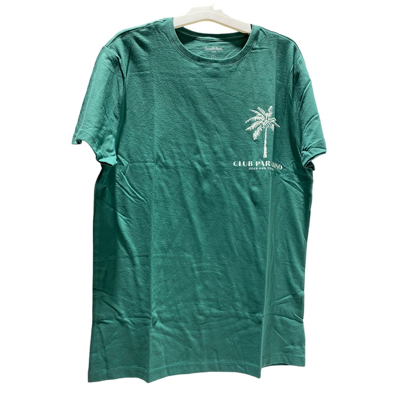 Men’s Goodfellow & Co. Green/1Wel6 Short Sleeve Shirt Size-L