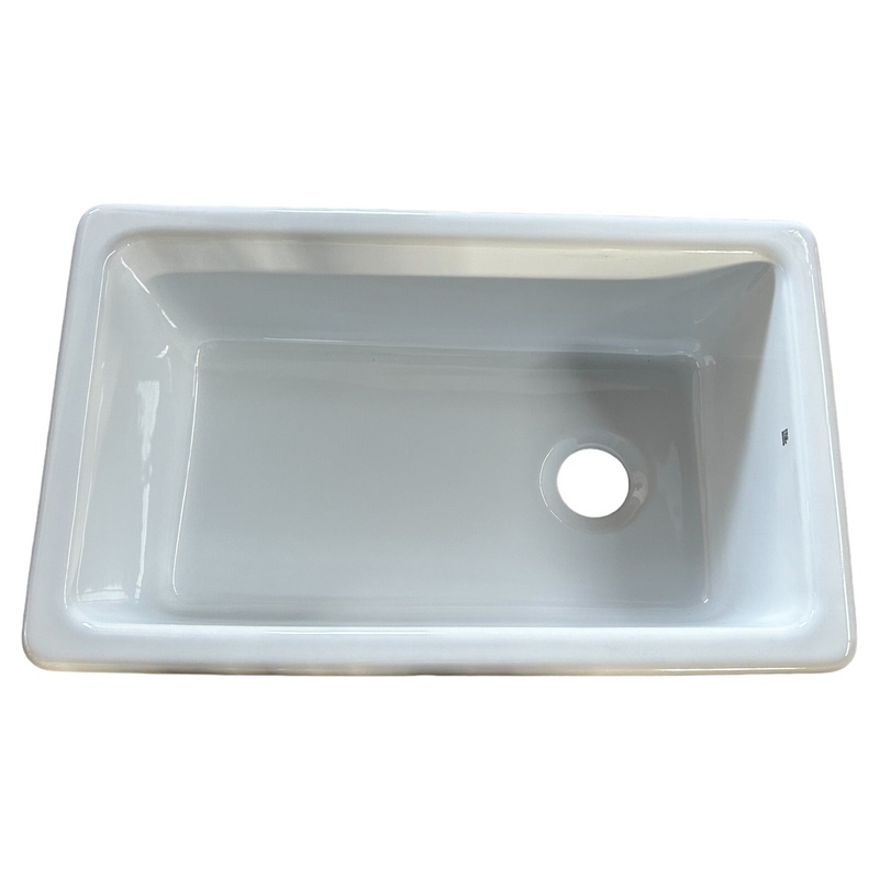 Prochef, TM125-FS-301810, Single Bowl, Farmhouse, Kitchen Sink, ProTerra, M125, Fireclay, 26-5/8 X 14-3/4 X 9 – NEW IN BOX