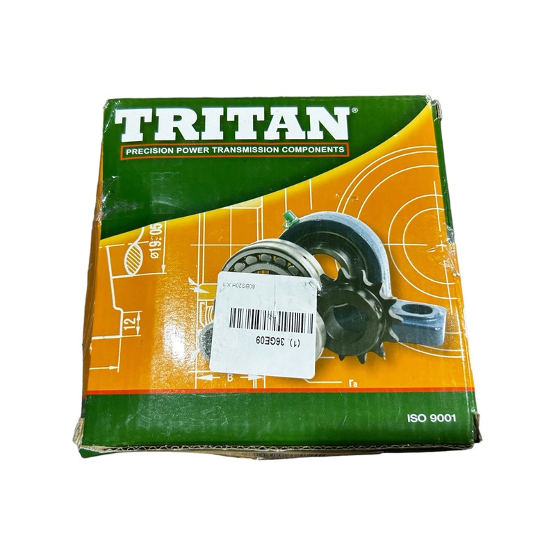 TRITAN, 60BS20HX1, 3/4 Pitch, 1 Finished Bore, 20 Teeth, Sprocket