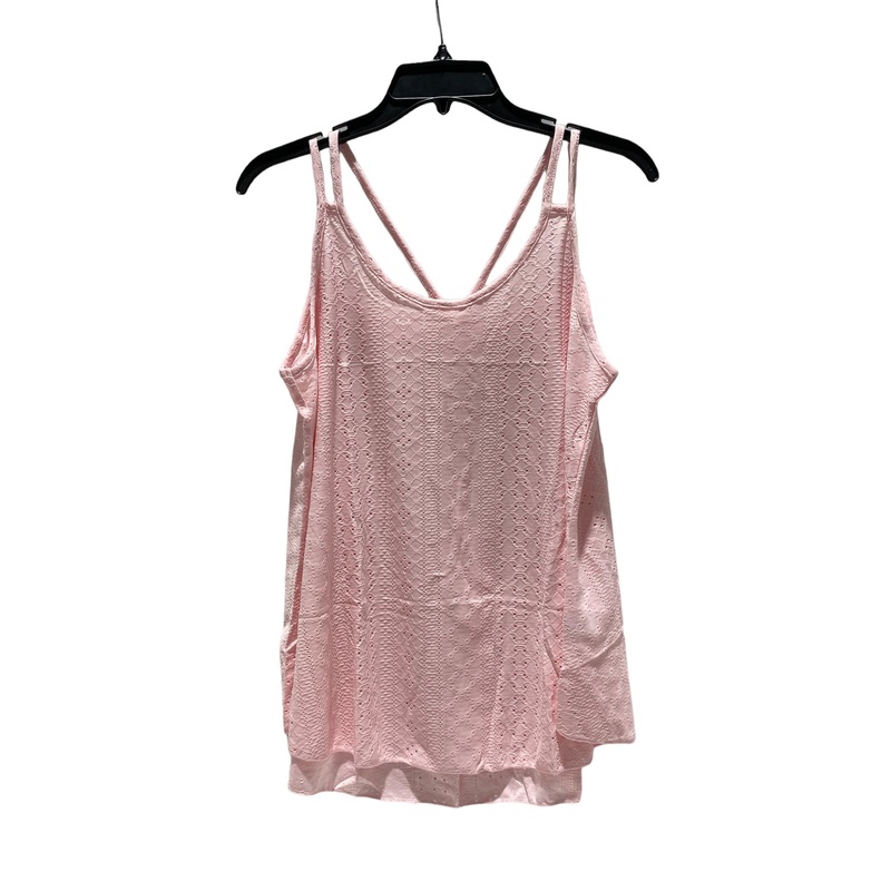 Women’s Pink Flowy Cami (Large)