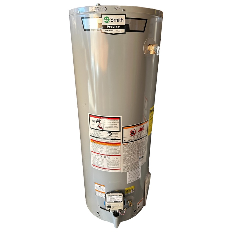AO Smith, GCG-50 400, 50-GALLON, (57T X 21W), Proline, Atmospheric Vent, Tall, Natural Gas, Water Heater – IN STORE PICKUP ONLY