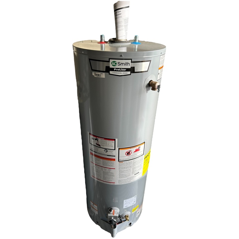 AO Smith, GCRX-50 250, 50-GALLON, (61T X 22W), Proline, Atmospheric Vent Tall Natural Gas Water Heater – IN STORE PICKUP ONLY