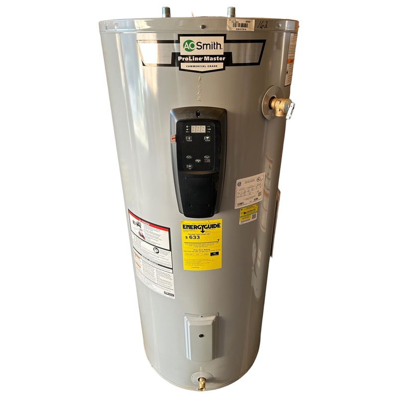 AO Smith, HETF-55 100, 55-GALLON, (60.5T X 24W) 240V, ProLine Master, Smart Electric Water Heater with Leak Detection & Protection